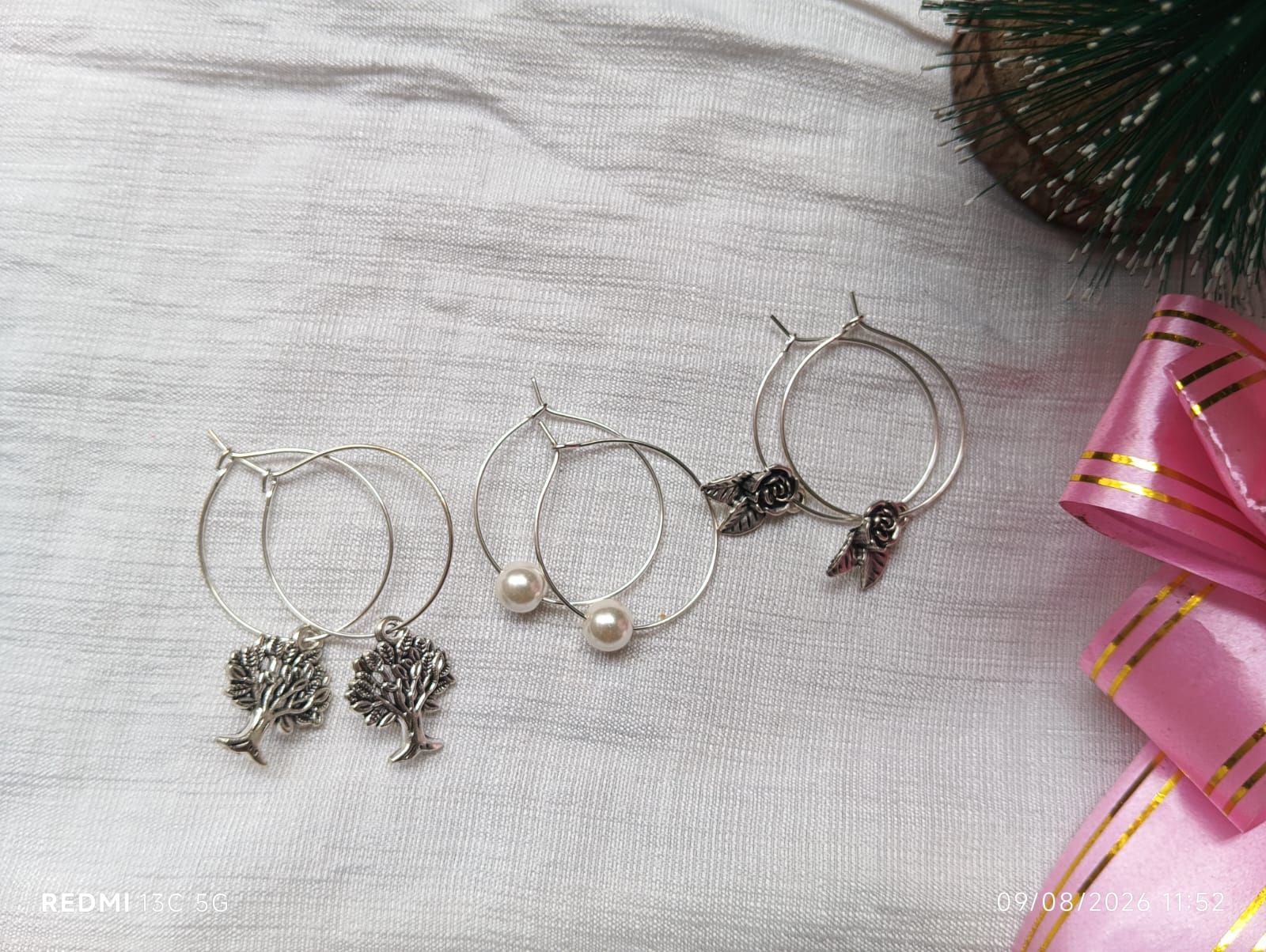Elegant Bali Earrings Combo (Silver)